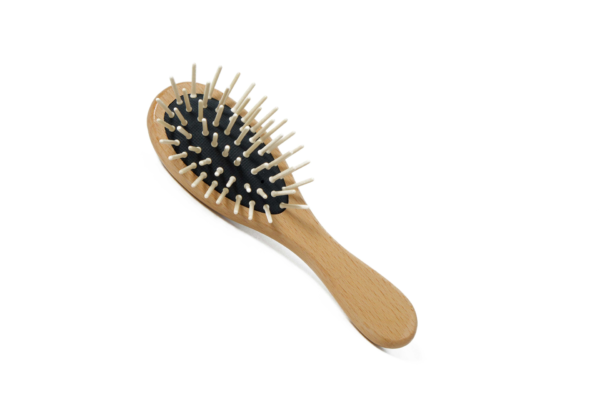 VELLUS Mini Pocket Wood Pin Brush