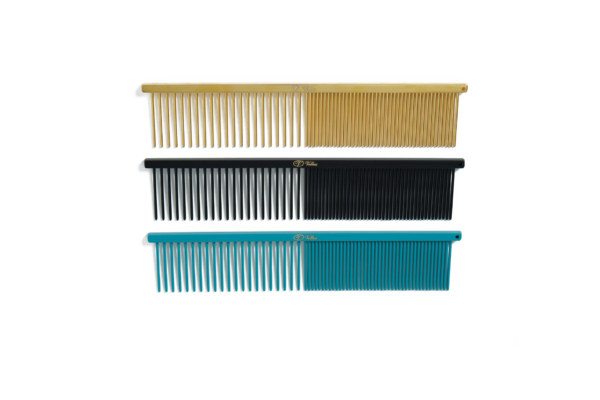 VELLUS 7.375" Medium-Coarse/Fine Combination Comb