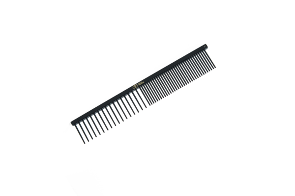 VELLUS 7" Medium-Coarse/Fine Combination Comb with 1 inch teeth - Image 2